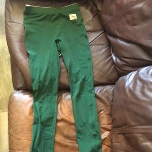 Tracksmith turnover tights green, barely worn!